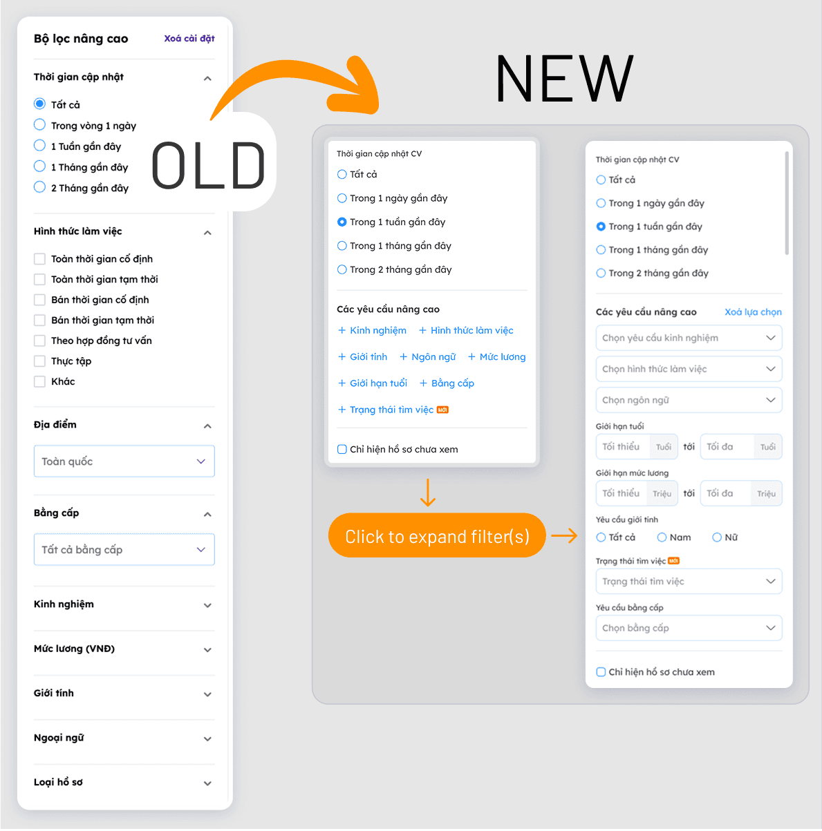 Sidebar redesigned